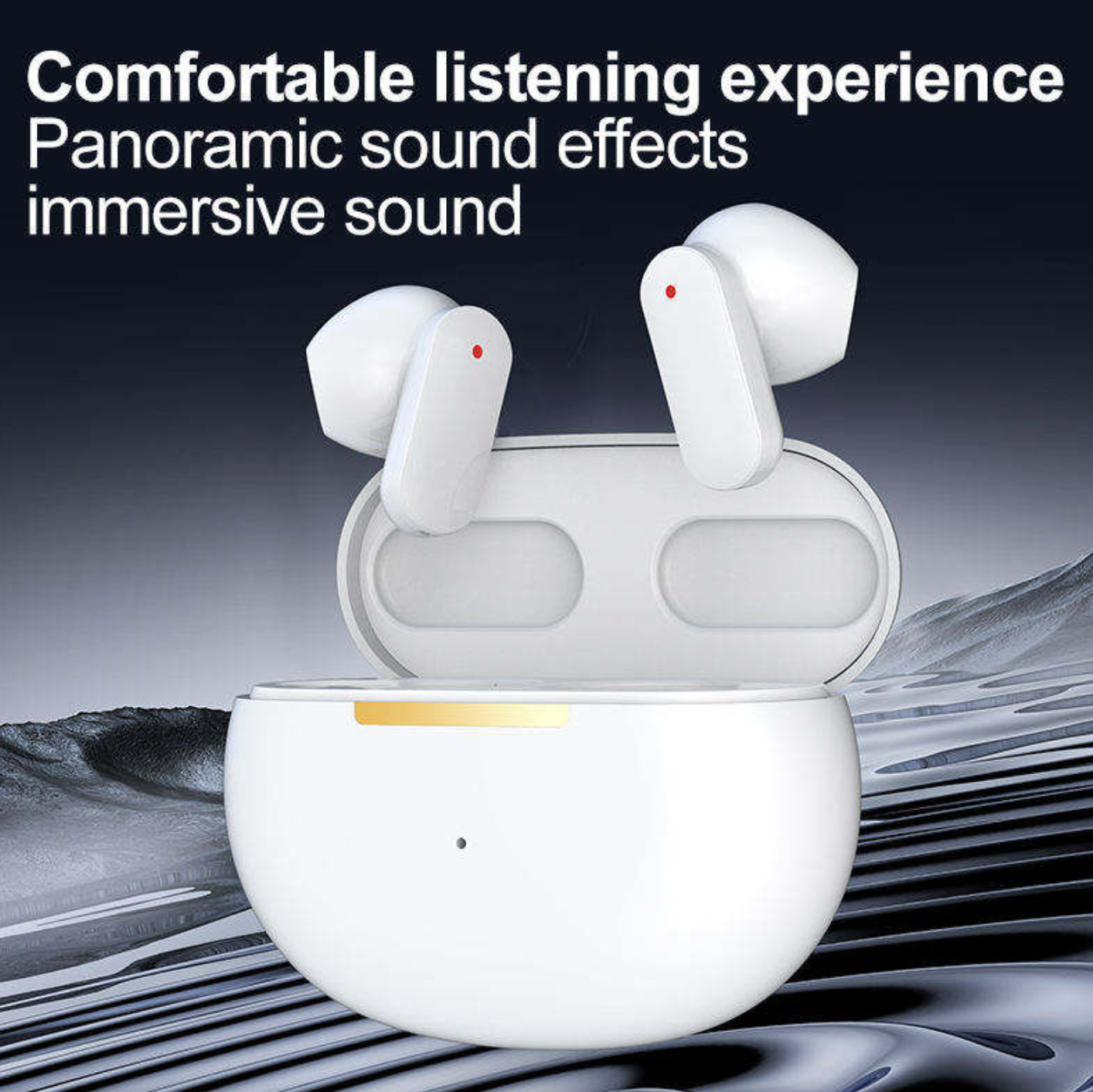 True Wireless Bluetooth Earbuds