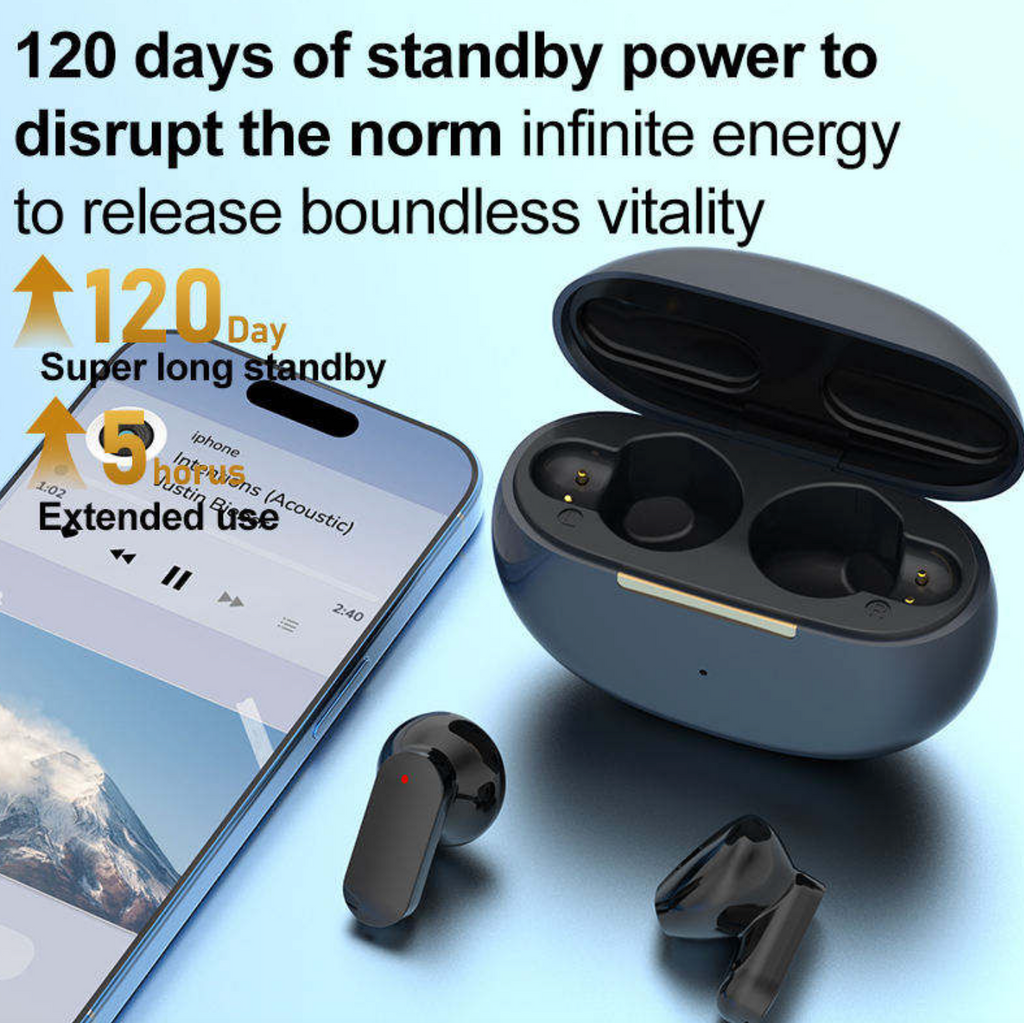 True Wireless Bluetooth Earbuds