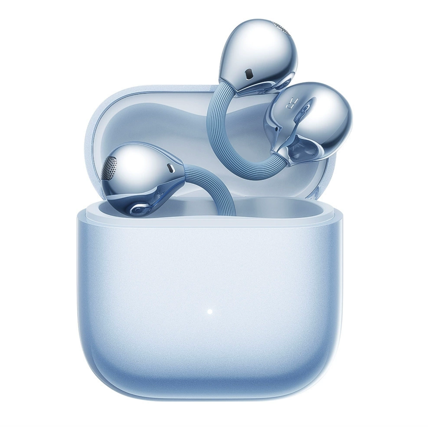 Crystal Clear Clip-On Wireless Earbuds