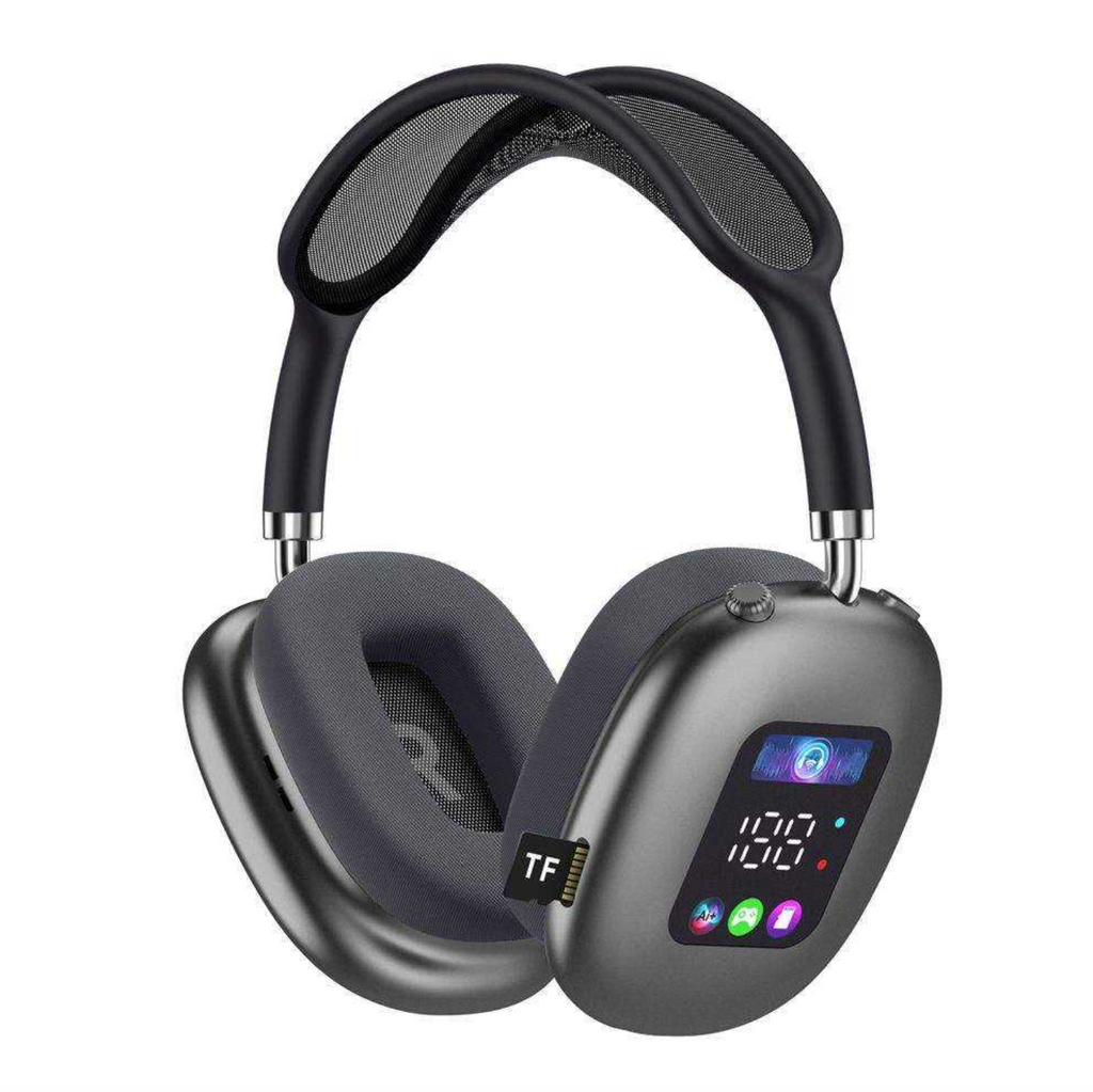 Wireless Noise-Cancelling Headphones with Display