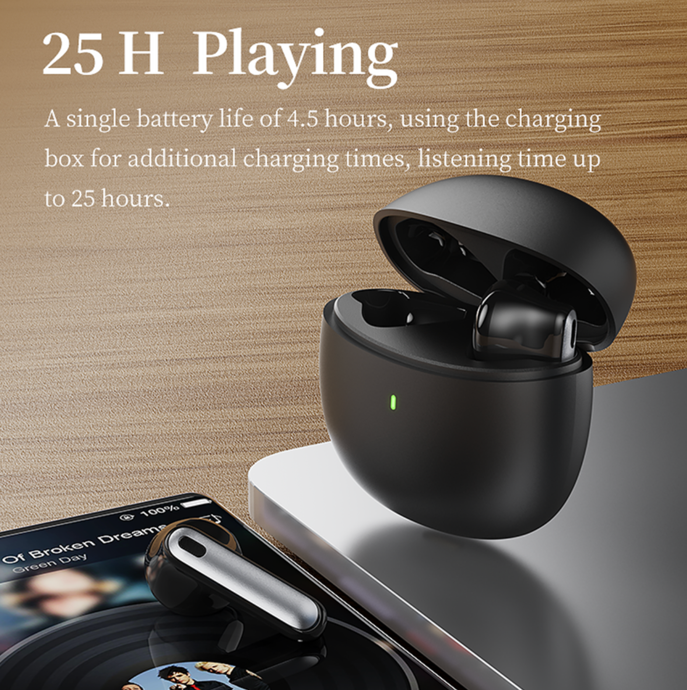 Noise-Cancelling Wireless Earphones